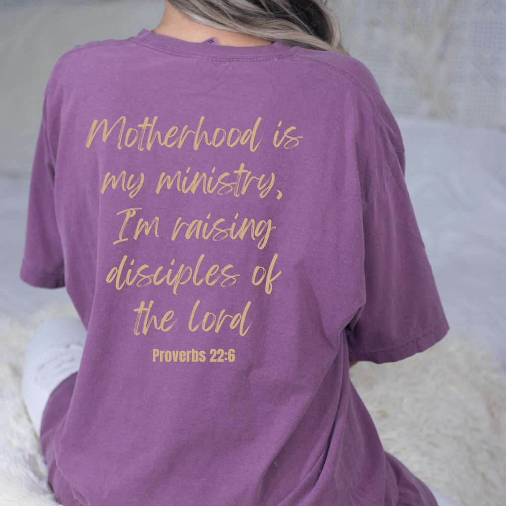 Proverbs 22:6 Graphic Tee - Christian Faith Tee - Fall Tee
