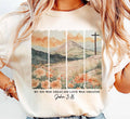Christian Easter Shirt, Watercolor Aesthetic Easter Sweater