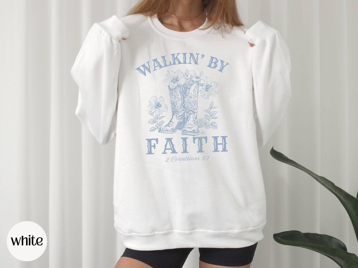 Cowgirl Aesthetic Christian Shirt, Western Faith Sweatshirt