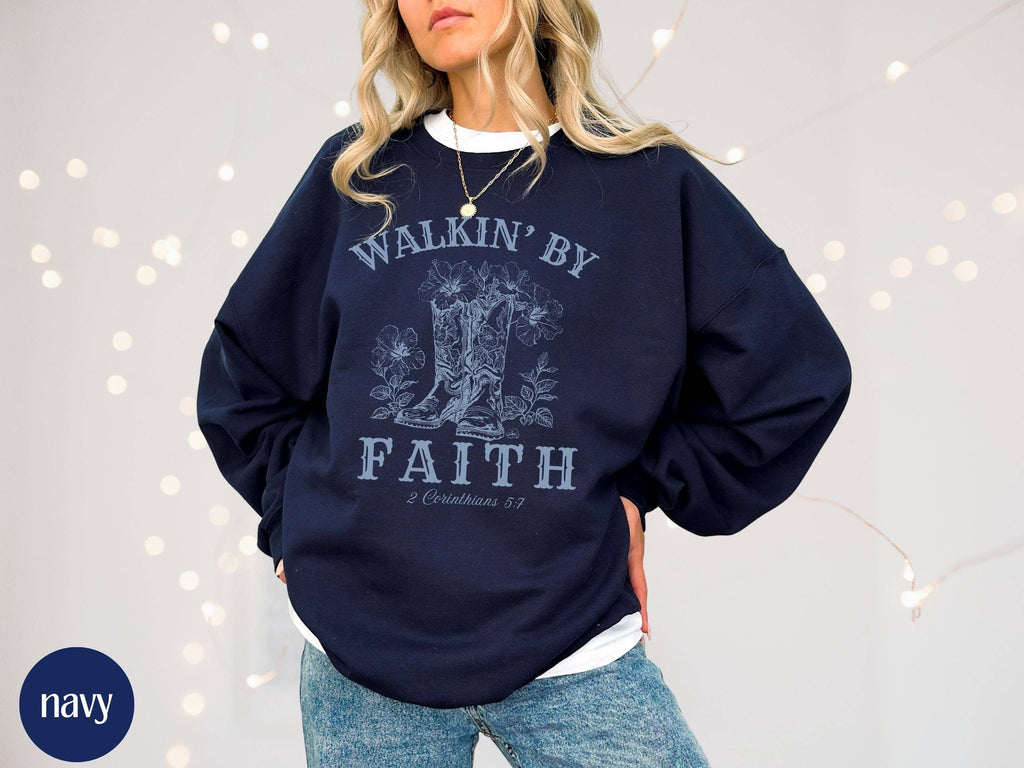 Cowgirl Aesthetic Christian Shirt, Western Faith Sweatshirt