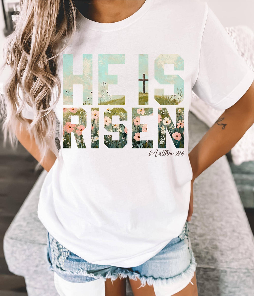 He is Risen Sweatshirt, Trendy Spring Easter T-Shirt